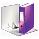 Папка-регистратор LEITZ 'WOW', механизм 180°, ламинированная, 80 мм, фиолетовая, 10050062