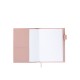 Ежедневник недатированный В6 130х185 мм BRAUBERG 'Glam', под кожу, 160 л., розовый, 116219