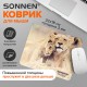 Коврик для мыши SONNEN 'LIONS', резина + ткань, 220х180х3 мм, 513310