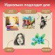 Бумага для пастели АБРАЗИВНАЯ А3, альбом (склейка), 20 листов, 4 цвета, 240 г/м2, BRAUBERG ART, 117770