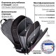 Ранец BRAUBERG QUADRO, 3 отделения, с брелком, Fire spider, 37х28х18 см, 273106