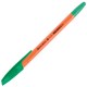 Ручка шариковая BRAUBERG 'X-333 Orange', ЗЕЛЕНАЯ, корпус оранжевый, узел 0,7 мм, линия письма 0,35 мм, 142412