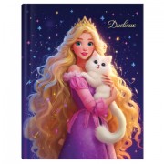 Дневник 1-4 класс 48 л., твердый, ЮНЛАНДИЯ, глянцевая ламинация, с подсказом, 'Принцесса', 107582