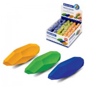 Ластик фигурный BRAUBERG 'Stone', 58х21х19 мм, цвет ассорти, 228715