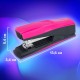 Степлер №24/6, 26/6 BRAUBERG 'SUPER', до 30 листов, маджента и черный, 272740