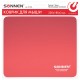 Коврик для мыши SONNEN 'RED', резина + ткань, 220х180х3 мм, 513306