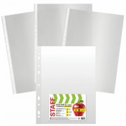 Папки-файлы БОЛЬШОГО ФОРМАТА (297х420 мм) А3, ВЕРТИКАЛЬНЫЕ, КОМПЛЕКТ 50 шт., 35 мкм, STAFF 'Manager', 225769