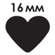 Дырокол фигурный 'Сердце', диаметр вырезной фигуры 16 мм, ОСТРОВ СОКРОВИЩ, 227148