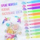 Фломастеры 6 неоновых + 6 пастельных, вентилируемый колпачок BRAUBERG 'PREMIUM', картонная коробка, 152198