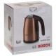 Чайник BOSCH TWK7809, 1,7 л, 2200 Вт, закрытый нагревательный элемент, нержавеющая сталь, медный