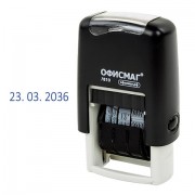 Датер-мини ОФИСМАГ, месяц цифрами, оттиск 22х4 мм, 'Printer 7810 BANK', 271926