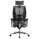 Кресло МЕТТА 'YOGA' Y 4DT B2-14D, адаптивная спинка, 3D-подголовник, сверхпрочная сетка, черное