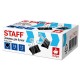 Зажимы для бумаг STAFF ECO, КОМПЛЕКТ 12 шт., 19 мм, на 60 листов, черные, картонная коробка, 274031