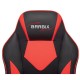 Кресло компьютерное BRABIX 'Game GM-017', экокожа/ткань, черное/красное, 532642, GM-017_532642