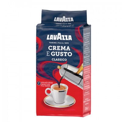 Кофе молотый LAVAZZA 'Crema E Gusto', 250 г, вакуумная упаковка, 3876