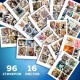 Стикербук ПРОСТО НАКЛЕЙ А6, 16 листов, 96 цветных стикеров, на гребне, BRAUBERG, 'Коты мемы', 666050