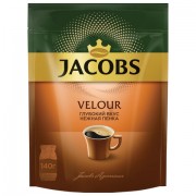 Кофе растворимый JACOBS 'Velour', сублимированный, 140 г, мягкая упаковка, 8051495
