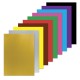 Цветная бумага А4 2-сторонняя офсетная ВОЛШЕБНАЯ, 16 листов 10 цветов, на скобе, BRAUBERG, 200х275 мм, 'Единорог', 129922