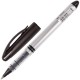Ручка-роллер BRAUBERG 'Control', ЧЕРНАЯ, корпус серебристый, узел 0,5 мм, линия письма 0,3 мм, 141553