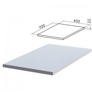 Крышка для тумбы приставной (код 640146, 640149) 'Монолит', 450х700х22 мм, серая, ТМ03.11