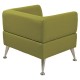Кресло мягкое 'Норд', 'V-700', 820х720х730 мм, c подлокотниками, экокожа, светло-зеленое