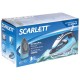 Утюг SCARLETT SC-SI30K18, 2400 Вт, керамическое покрытие, самоочистка, экорежим, черный/голубой, SC - SI30K18