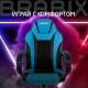 Кресло компьютерное BRABIX 'Tanto GM-171', TW/экокожа, черное/голубое, 532575, 7083503