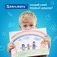 Восковые мелки утолщенные BRAUBERG 'АКАДЕМИЯ', НАБОР 6 цветов, на масляной основе, яркие цвета, 227294