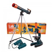 Набор LEVENHUK LabZZ MTВ3: микроскоп 150-900 кратный + телескоп, рефрактор, 2 окуляра+бинокль 6х21, 69698