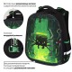 Ранец BRAUBERG PREMIUM, 2 отделения, с брелоком, 'Digital spider', LED-ЛАМПОЧКИ, 38х29х16 см, 273101