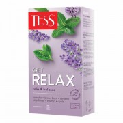 Чай TESS (Тесс) 'Get Relax', зеленый с мелиссой, яблоком, шиповником, 20 пакетиков по 1,5 г, 1672-12