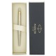 Ручка шариковая PARKER 'Jotter Core Stainless Steel GT', ежедневник А5 синий, пакет, 880889
