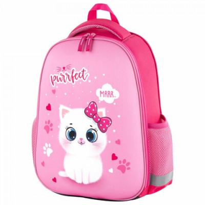 Ранец ПИФАГОР EVA BASIC, 1 отделение, 'Fluffy cat', 39х30х16 см, 270691