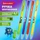 Ручка шариковая с принтом BRAUBERG 'МОНСТРИКИ', СИНЯЯ, SOFT TOUCH покрытие, узел 0,7 мм, линия письма 0,35 мм, 144482