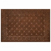 Коврик придверный 40х60 см, ВЕНГЕ, грязезащитный, 430 г/м2, фактурный рисунок ЧЕШУЙКИ, ЛЮБАША, 701059