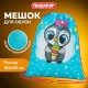 Мешок для обуви ПИФАГОР, 1 отделение, 40х32 см, 'Smart penguin', 271602