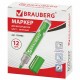 Маркер стираемый для белой доски ЗЕЛЕНЫЙ, BRAUBERG 'Neo', 5 мм, с клипом, 150490