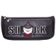 Пенал мягкий BRAUBERG, 2 отделения, полиэстер, 'Shark', черный, 21х6х9 см, 270271