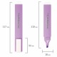 Текстовыделитель ЮНЛАНДИЯ 'COLORSTAR PASTEL', ЛАВАНДОВЫЙ, линия 1-4 мм, 151714