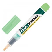 Маркер меловой MUNHWA 'Chalk Marker', 3 мм, ЗЕЛЕНЫЙ, сухостираемый, для гладких поверхностей, CM-04