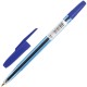 Ручка шариковая BRAUBERG 'Carina Blue', СИНЯЯ, корпус тонированный синий, узел 1 мм, линия письма 0,5 мм, 141669
