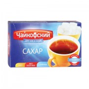 Сахар-рафинад 'Чайкофский', 1 кг (196 кусочков, 15х16х21 мм), высший сорт по ГОСТу, картонная упаковка
