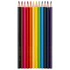 Карандаши цветные ЛУЧ 'Школа Творчества', 12 цветов, трёхгранные, натуральное дерево, 30С 1806-08