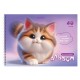 Альбомы для рисования ДЭК, А4, 40 л., КОМПЛЕКТ 2 шт., гребень, Soft-touch, BRAUBERG, 200х290 мм, 'Мурчики', 107737