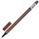 Ручка капиллярная BRAUBERG 'Aero', КОРИЧНЕВАЯ, трехгранная, металлический наконечник, линия письма 0,4 мм, 142257