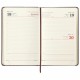 Ежедневник датированный 2021 А5 (138х213 мм) BRAUBERG 'Comodo', кожзам, коричневый, 111365