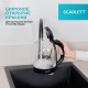 Чайник SCARLETT SC-EK27G11, 1,7 л, 2200 Вт, закрытый нагревательный элемент, стекло, черный