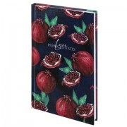 Блокнот А5 (134х206 мм), 80 л., твёрдый, клетка, STAFF, 'Гранаты', 114411