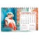 Календарь-домик настольный на гребне, 2027 г., BRAUBERG, 160х110 мм, 6 листов, 'Год козы', 118461