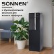 Кулер для воды SONNEN FSE-03BR, напольный, нагрев/охлаждение электронное, НИЖНЯЯ ЗАГРУЗКА, 3 крана, черный, 455754